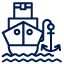 ship provisioning supplies operations icon