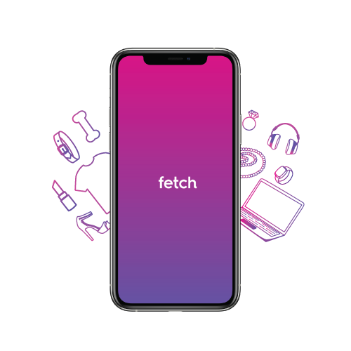 fetch delivery app mobile screen